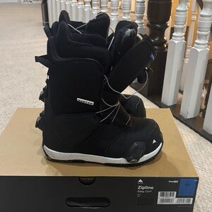 Burton Kids Black Zipline Snow Boots
